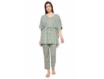 Clovia Women’s Rayon Printed Top & Pyjama Set