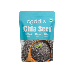 Coddle Chia Seeds 500g | Rich in Omega-3, Calcium, Protein & Fibre