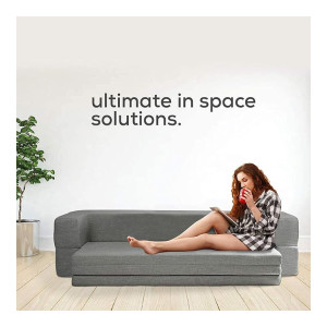 Coirfit Snoozy Three Seater Folding Sofa Cum Bed