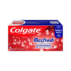 Colgate MaxFresh Toothpaste, Spicy Fresh Red Gel with Menthol, 600gm