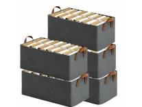 RENVA 4PCS Collapsible Fabric Storage Cubes Organizer Rs. 699