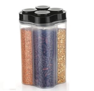 Deal Kitchen Container Jar Organizer Black
