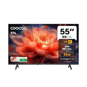 Coocaa 55 Inch Frameless UHD 4K Smart Google TV 55Y74