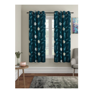 Cortina Set Of 2 Digital Printed Window Curtains
