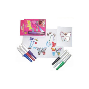 Crackles Magical Color Spray Blow Pens for Kids