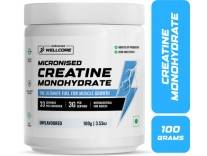 Deal Wellcore Creatine Monohydrate 100g for Rs. 539
