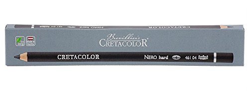 Deal CRETACOLOR Nero Pencils Hard (Pack of 6) Ink Black Rs. 164