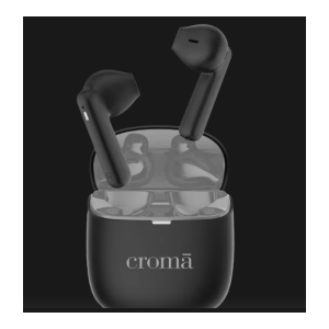 Croma TWS Earbuds Fast Charging