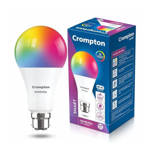 Crompton 9-Watt B22 WiFi Smart LED Bulb with Alexa & Google Assistant