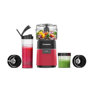 Crompton Ameo Fresh Premium Nutri Blender With Chopper | Smoothie & Salad Maker | Mixer Grinder | 400W Motor | SS 304 Blades