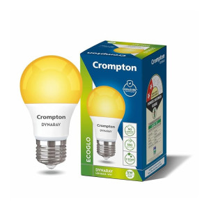 Crompton Dyna Ray 5W Round E27 LED Warm White