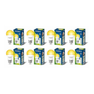 Crompton Dyna Ray 9W Round B22 LED Warm White