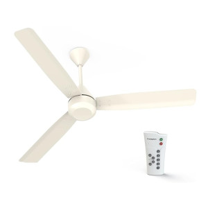Crompton Energion Cromair 1200mm BLDC Ceiling Fan with Remote Control, 5 Star Rated