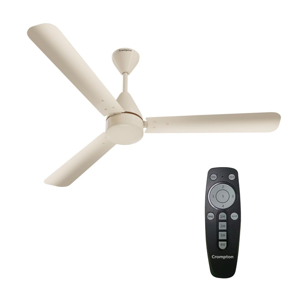Crompton Energion Hyperjet BLDC Fan 1200mm Remote Control 5 Star Rated Rs. 2499