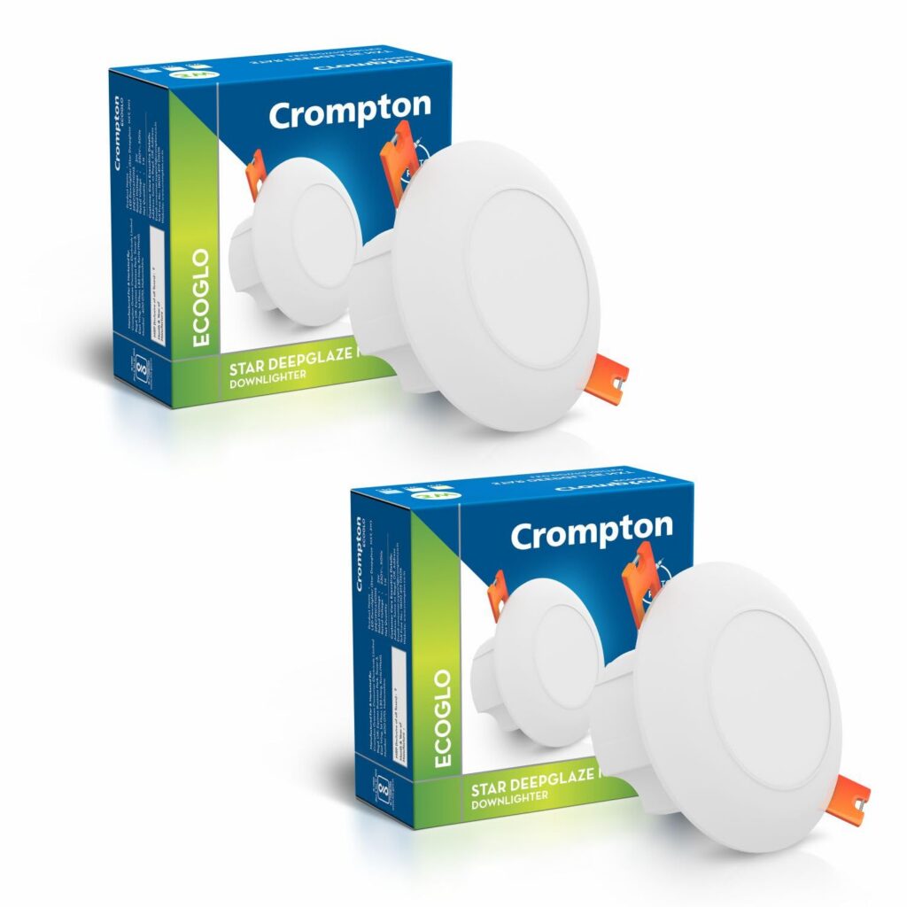 Crompton LED Downlight 3W (Blue, Pack of 2) for Rs. 164