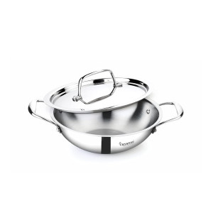 Crystal TriPro Stainless Steel Kadai at Rs1051 | Amazon Deal