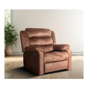 Da URBAN Paradise Puffy Velvet Recliner Lounge Chair