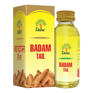 Dabur Badam Tail Sweet Almond Oil with Vitamin E for Skin, Hair & Body (100ml)