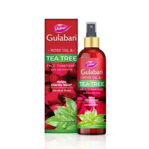 Deal Dabur Gulabari Rose Oil & Tea Tree Face Toner Mist Rs. 89