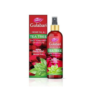 Dabur Gulabari Rose Oil & Tea Tree Face Toner with Salicylic Acid