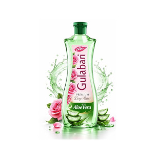 Dabur Gulabari Premium Rose Water with Aloe Vera (400 ml)