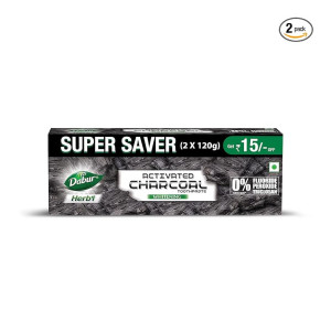 DABUR Herb’L Activated Charcoal Whitening Gel Toothpaste