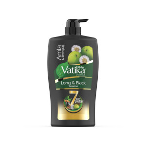 Dabur Vatika Amla & Bhringraj Long & Black Shampoo – 1L
