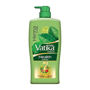 Dabur Vatika Health Shampoo – 1 L | With Henna & Amla | For Strong Hair