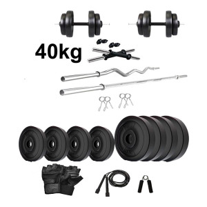 DCS Pro 40kg PVC Dumbbell Set at Rs1917 | Flipkart Deal