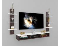 Deal Deco India Wooden TV Unit Wall Mounted Brown & White Rs. 1180 Flipkart