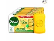 Dettol Lime Fresh Soap Bar 5x150g Rs.179