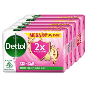 Dettol Skincare Soap with Argan Oil 5x150g
