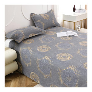 Dew Cotton Double Bedsheet Grey at Rs499 | Amazon Deal