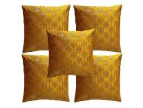 Deal Dhupion Silk Pillow Covers 12×12 Set of 5