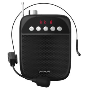 DIGIMORE Wireless Voice Amplifier 10W Speaker with Mic BT 5.0 USB MP3 FM TF Card Recording Feature 10Hrs Battery Rs.949