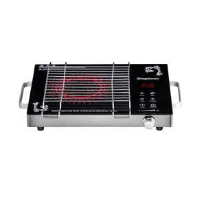 DIGISMART Emerald Induction Cooktop 2500W with Grill Rack, Infrared Glass Top, Digital Touch Control
