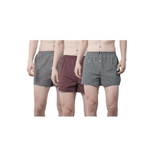 Dollar Cotton Checkered Men Boxer