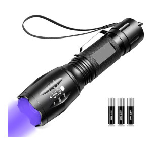 DOTCOM MOWETOO LED UV Torch 2-in-1 Black Light with 500 Lumen & 4 Modes, Waterproof