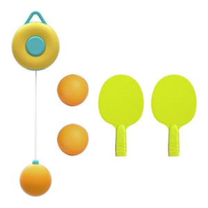 DRUMSTONE Adjustable Self-Training Ping Pong Trainer