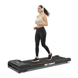 Durafit Compact Lite 2.5HP Walkpad Treadmill | 120 kg Capacity | Under-Desk Design