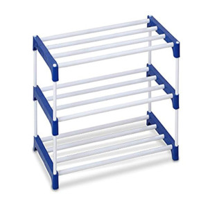 Ebee 6 Pairs Plastic Shoe Rack (3 Shelves)