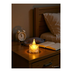 Ein Sof Flameless Crystal Candles at Rs239 | Flipkart Deal