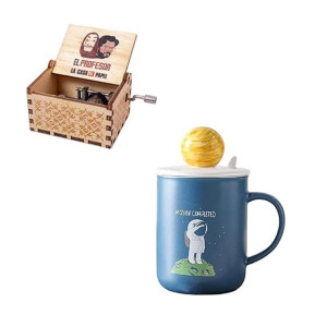 Eitheo Toys Wooden Handcraft Music Box Gift Set