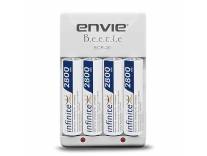Envie Charger for AA AAA Rechargeable Batteries