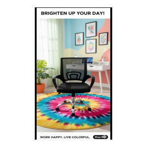 Ergonomics Mesh Desk Chair with Lumbar Support & Adjustable Arms