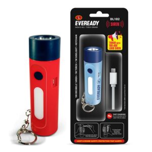 Eveready Siren DL102 Rechargeable Torch with Alarm Rs. 129