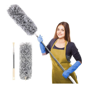 Upgraded Long Handle Extendable Microfiber Duster