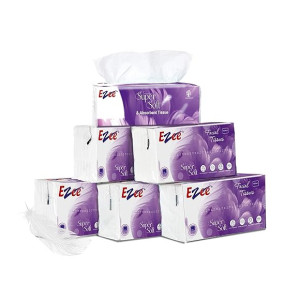 Ezee 2 Ply Facial Tissue Soft Pack 600 Pulls