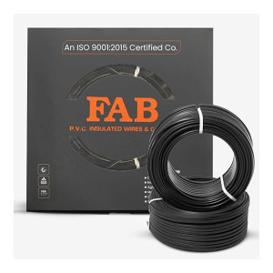 FAB FR PVC Insulated CCA Copper House Wiring Cable | 1.5mm | 90m