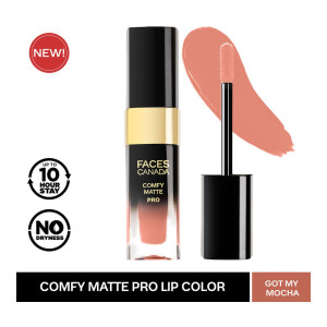 FACES CANADA Comfy Matte Pro Lip Color (10hr stay, Comfortable)